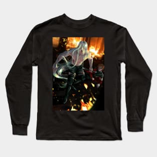 Sephiroth battlefield Long Sleeve T-Shirt